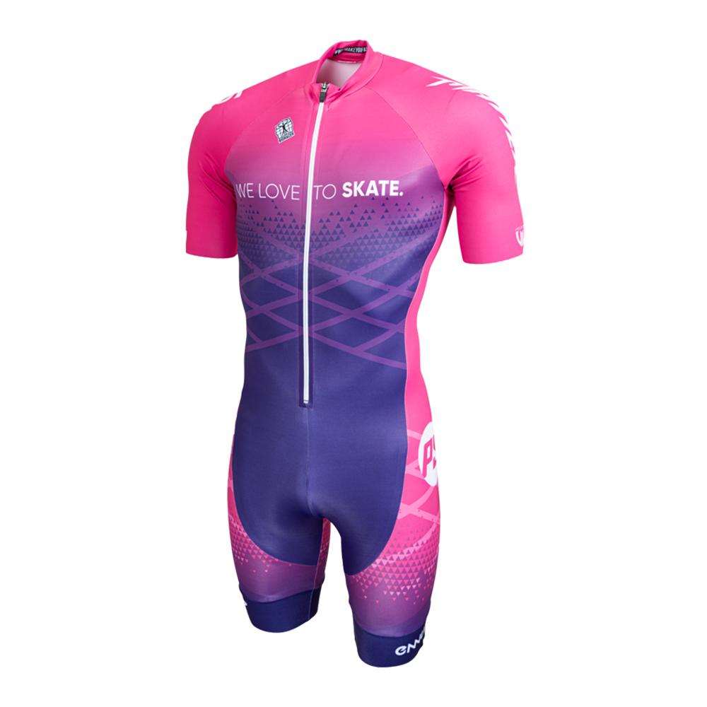 2026 Powerslide Team Triathlon Skate Suit Skinsuit Speed Skaters Suit Inline Roller Racing Speed Skats Clothing Skating Cozy Jumpsuit