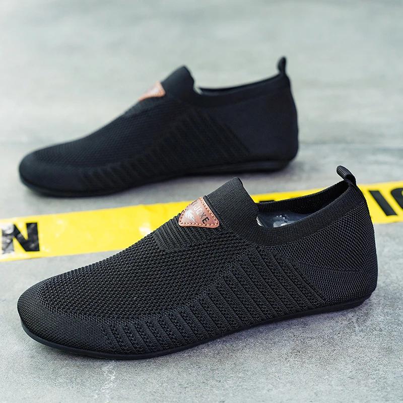 MAEDEF Men's Shoes Breathable Loafers Men Shoes Lightweight Home Bedroom Slippers for Men Comfortable Walking Shoes
