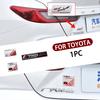 Aluminum Car Body Side Stickers Fender Trunk Decor Badge Decal For Toyota TRD Camry RAV4 Land Corolla Levin 86 Yaris Aygo Hilux