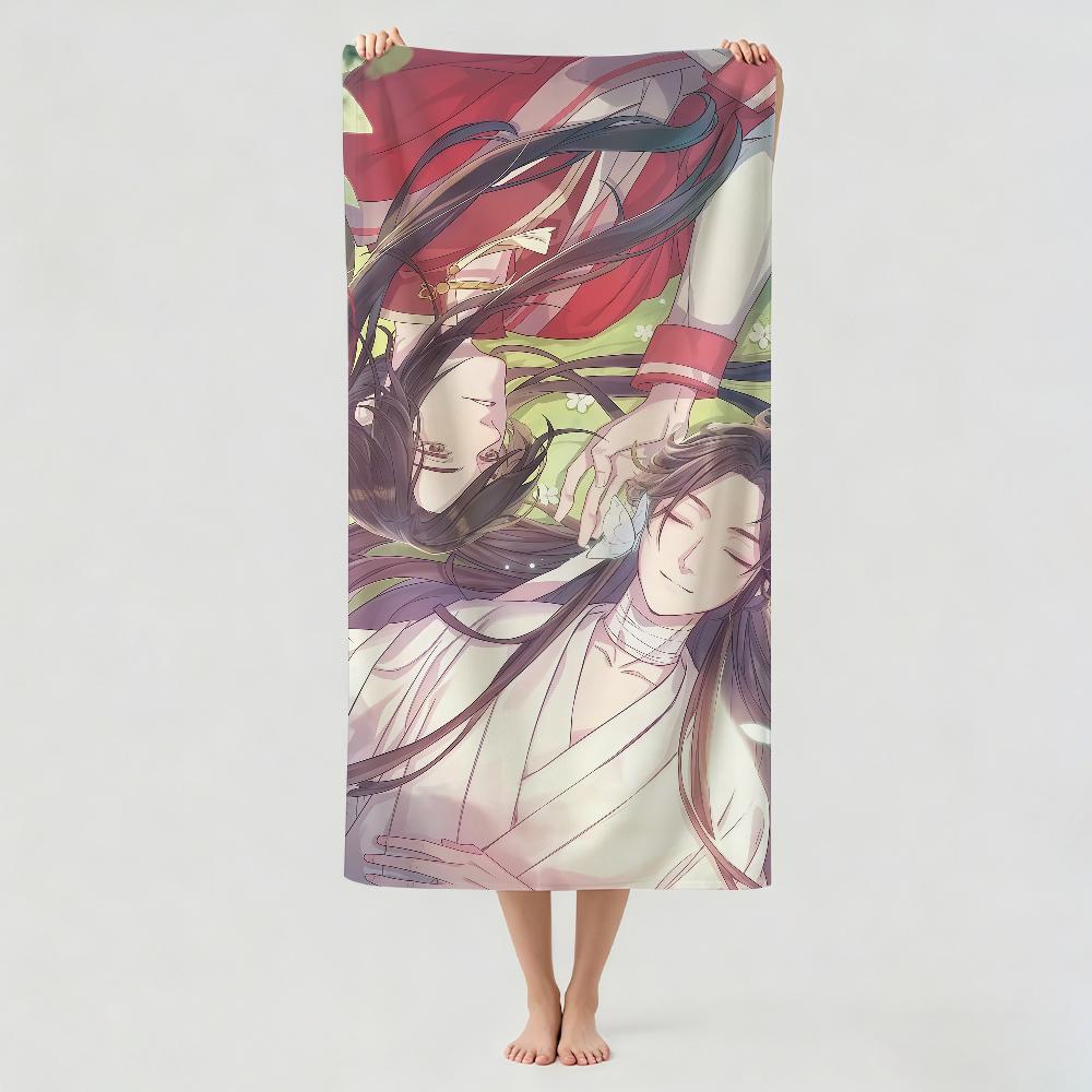 Anime H-Heaven O-Official's Blessing Towel Drying Bath Towel Applicable To Light Swimming Camping Yoga Beach Out