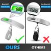 50kg/10g Digital Luggage Scale Portable Electronic Scale Weight Balance Suitcase Travel Hanging Steelyard Hook Scale