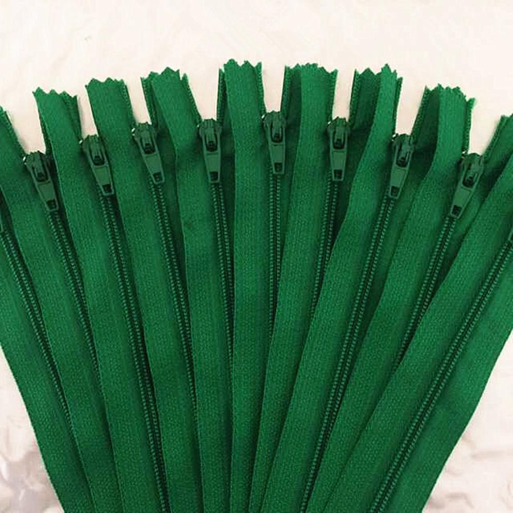10pcs Nylon Coil Zipper 4"-24" (10 cm-60 cm) for Tailor Crafts, Sewing Clothes Zipper (20 Colors) Sewing Accessories
