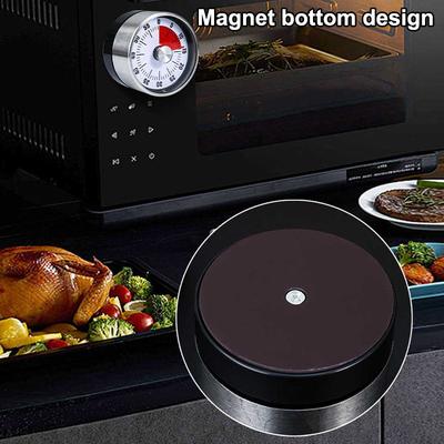 Temporizador de cocina con recordatorio de tiempo de 60 minutos, imán redondo, herramientas de cocina, alarma de cuenta regresiva, temporizador mecánico de cocina