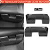 Second Row Seat Back Bottom Protective Guard Cover Pad Anti Kick Plate Panel For Toyota Land Cruiser Prado LC250 2024 2025
