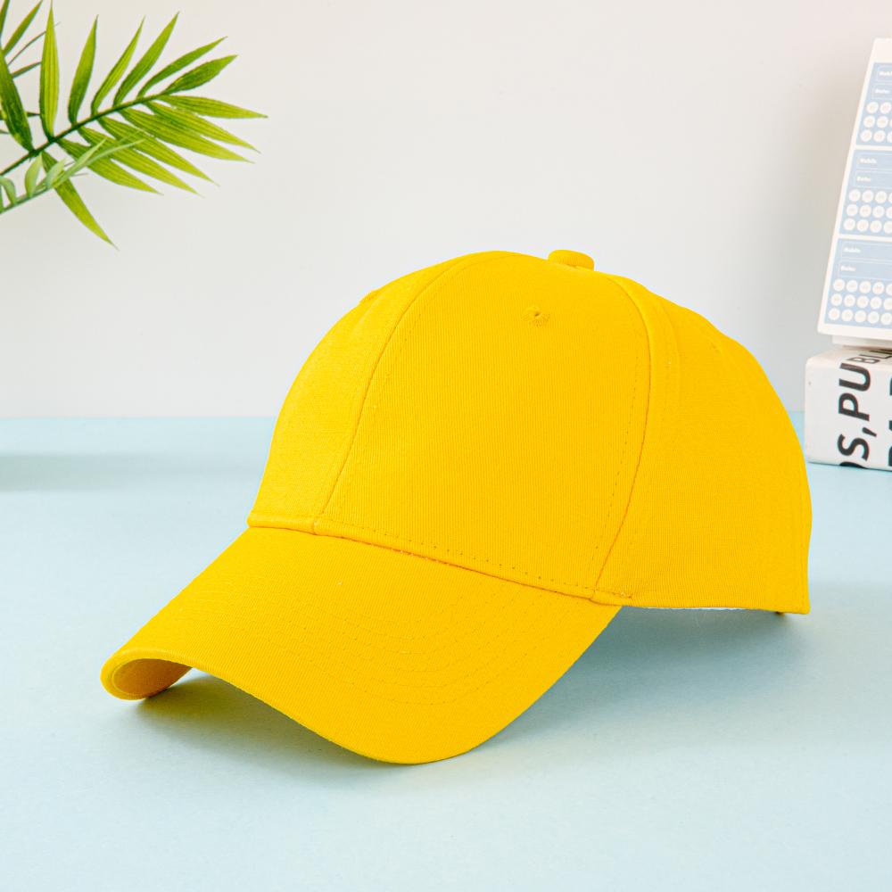 100% Cotton Adjustable Baseball Cap Solid Color Classic Dad Hat Unisex Casual Sun Protection Hat For Outdoor Running Hiking