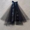 Hochzeit Braut Schwarz Kopfschleier Party Requisiten Bühnenauftritt Fotografie Hochzeit Braut Accessoires