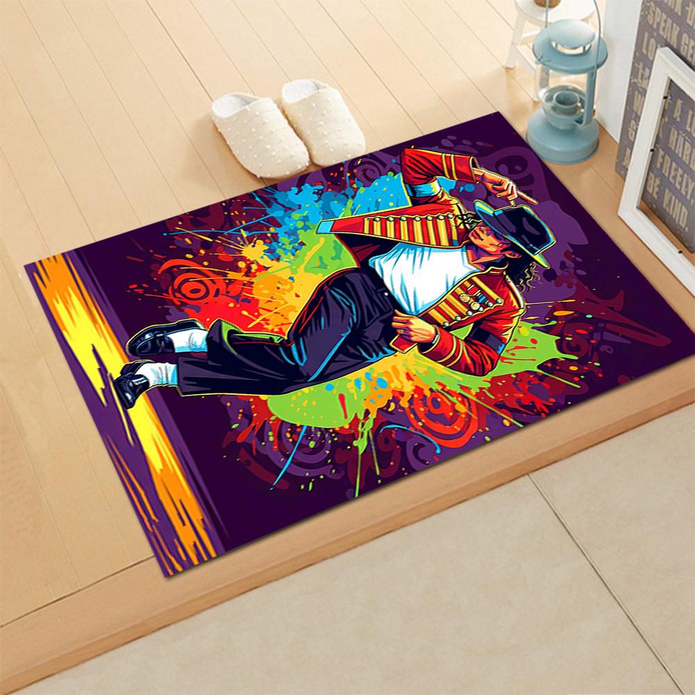 King Of Pop Legend Rug for Living Rooms, Bedrooms, Home Décor, and As Gifts.