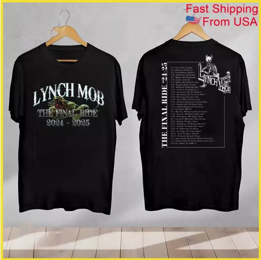 Lynch Mob the final ride 2026 2026 T-Shirt S