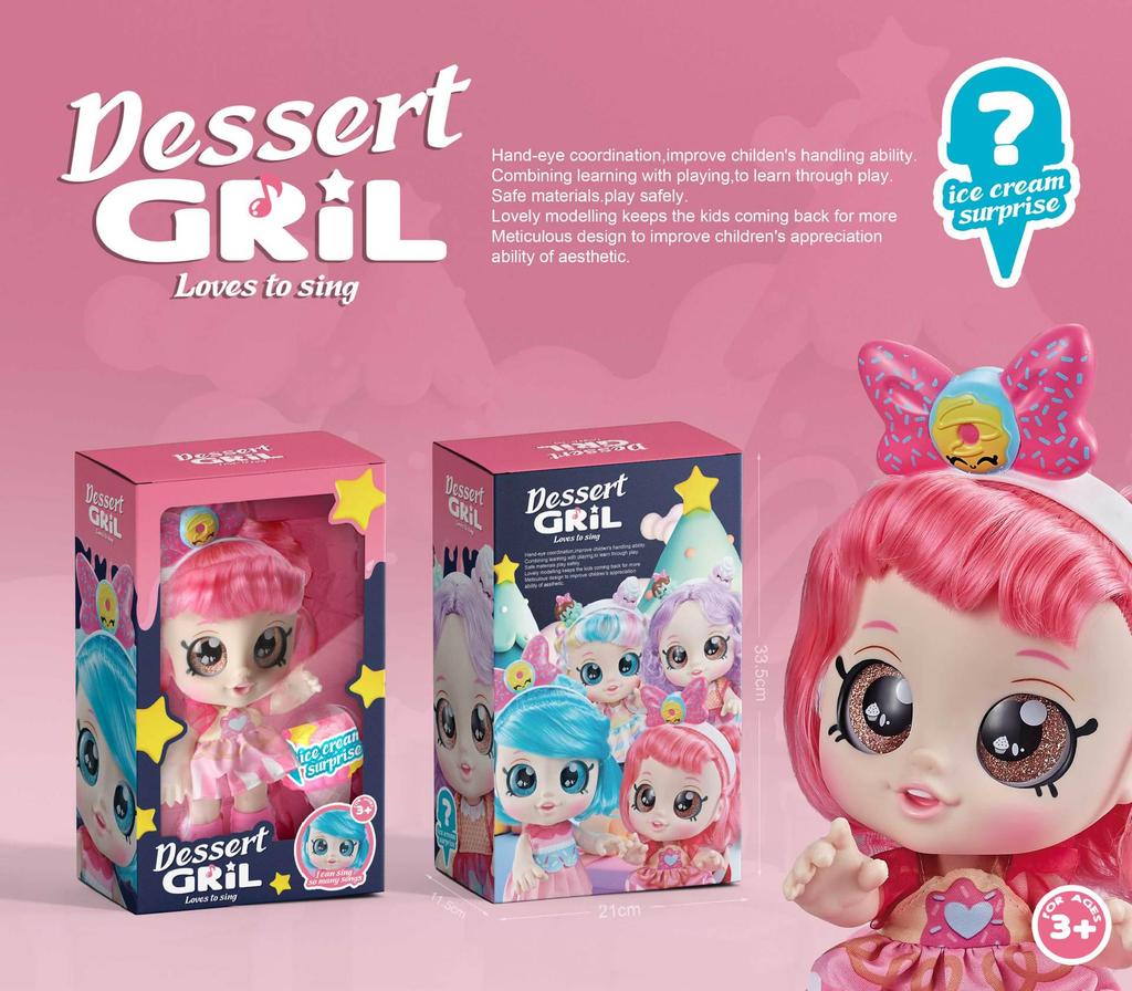 Kendi KID Puppe der zweiten Generation Eisprinzessin Spielhaus Geschenkset für Mädchen