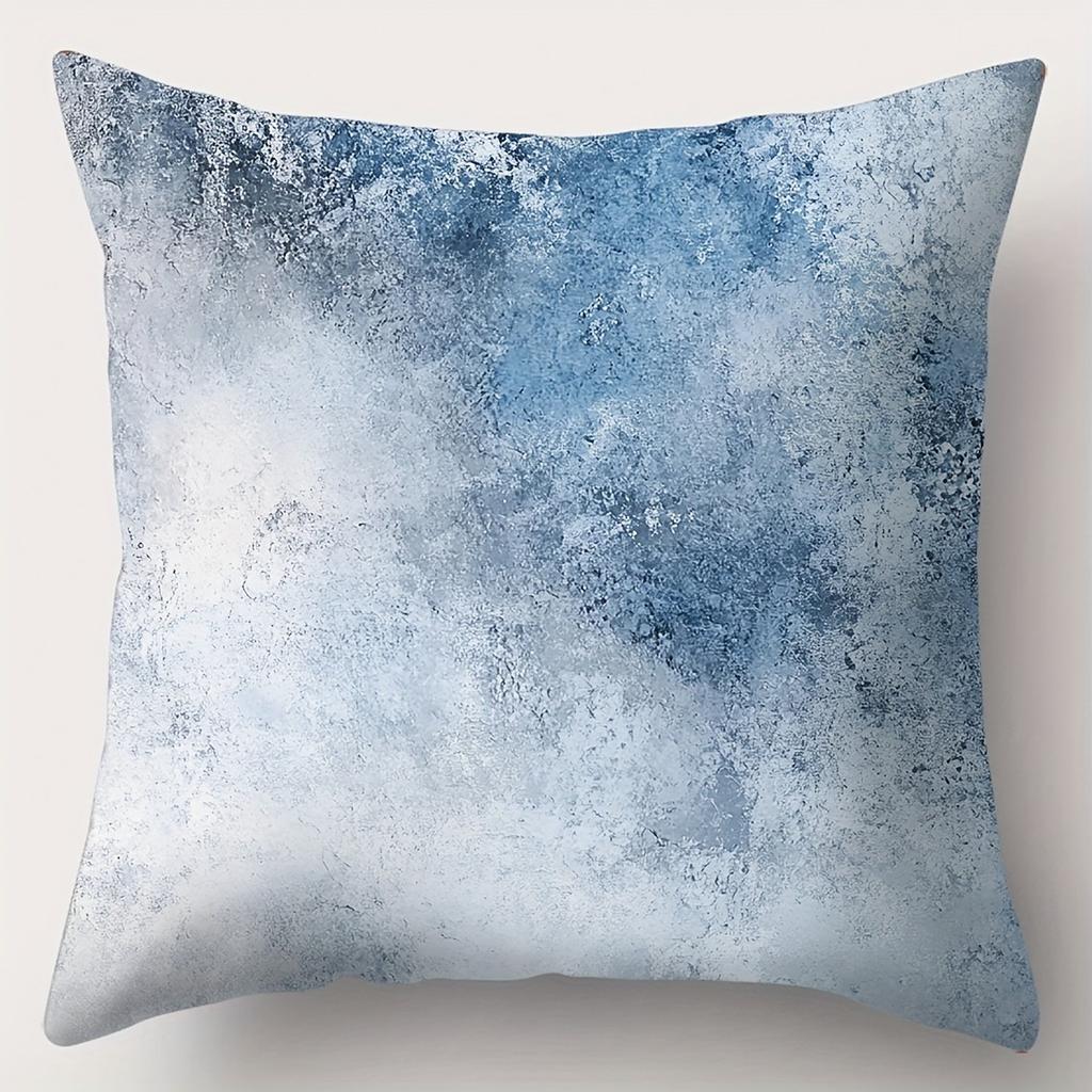 Abstract Art Pillowcase Blue and White designSuitable for Sofa Car Bedroom Decorative Cushion Cover Pillow Cover