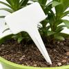 20pcs 10cm White Potted Flower Pot Label T-shaped Plant Label Plant Identification Memo Label Horticultural Planting Accessories