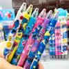 MINISO Cartoon Animals Gel Pens 1pc Cartoon New Pressing Pen Black Water Ink 0.5mm Cute Signature Pen Stationery Student Gift