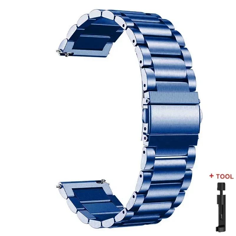 Metal Strap for Samsung Galaxy Watch 7/6/5/4 40mm 44mm Stainless Steel Band Galaxy Watch 6/4 Classic 47mm 43mm 46 42mm/5pro 45mm