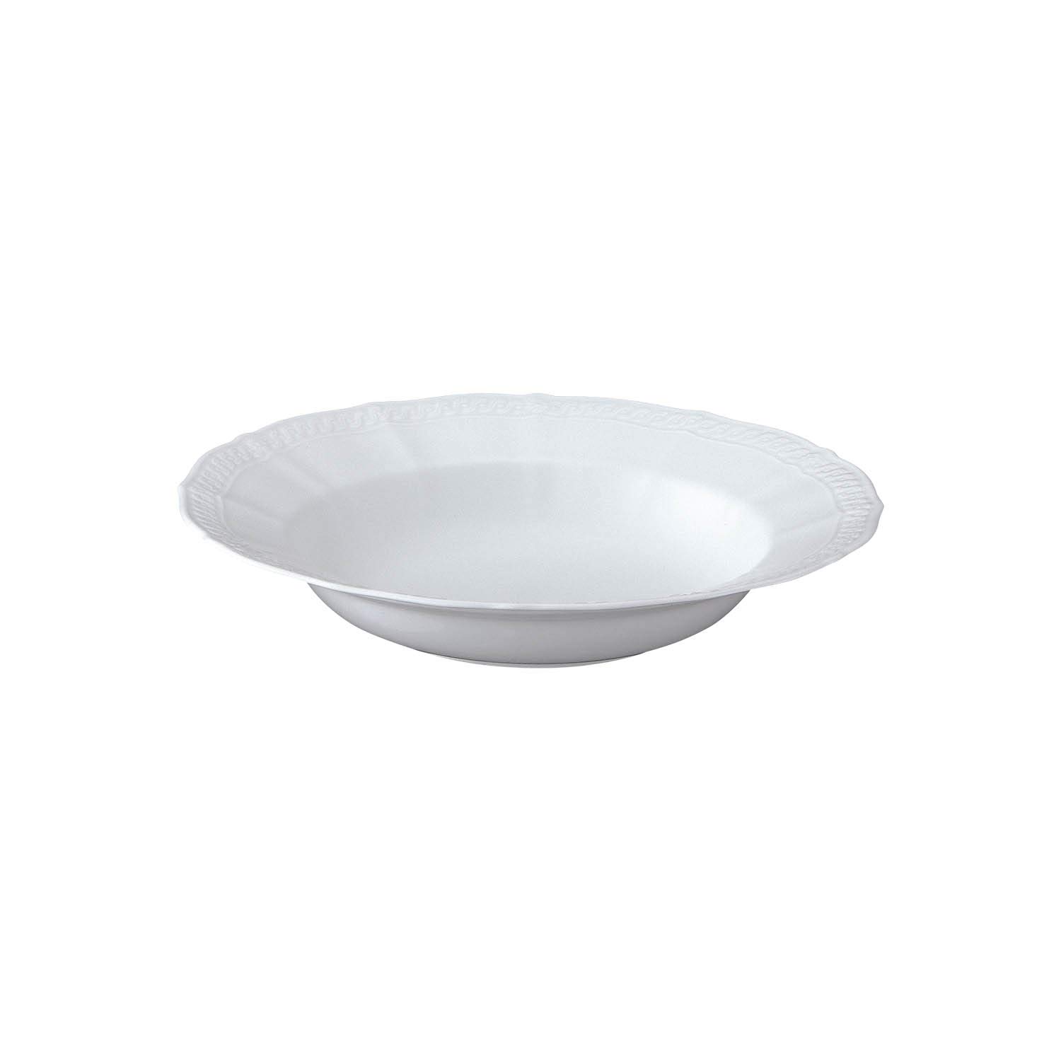 

Noritake Deep Plate, 24cm, 370cc, Cher Blanc, Microwave and Dishwasher Safe, Fine Porcelain (Premium White), 94898/1655