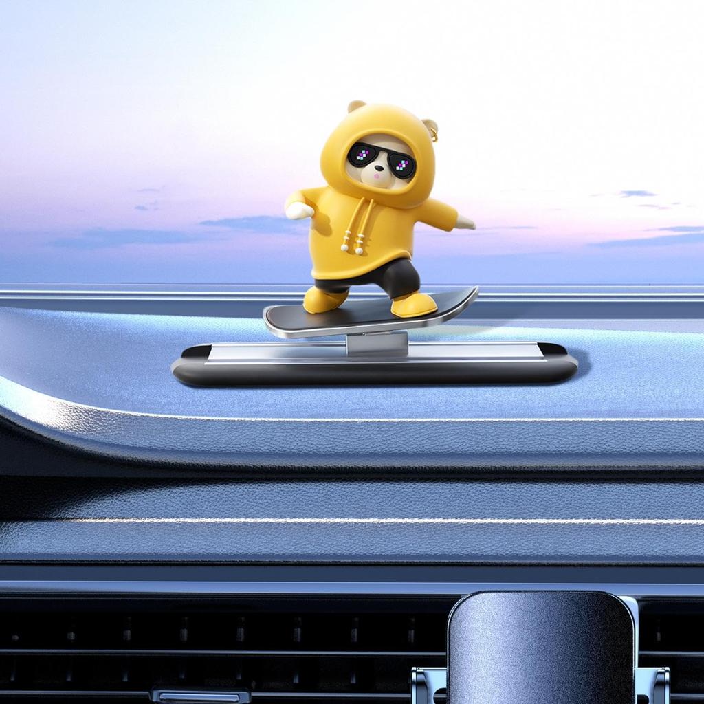 Mdikawe Bear Dashboard Decoration, Bear Dashboard Decor - Link Cute Dashboard Decor | Funny