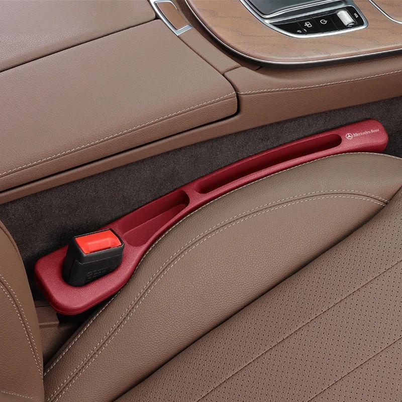 IXEA6 2PCS Car Seat Gap Plug Filler Pad Accessories For Mercedes Benz W205 W204 W203 W212 GLC CLA GLA AMG C180 C200 C300 C63 Coupe C43