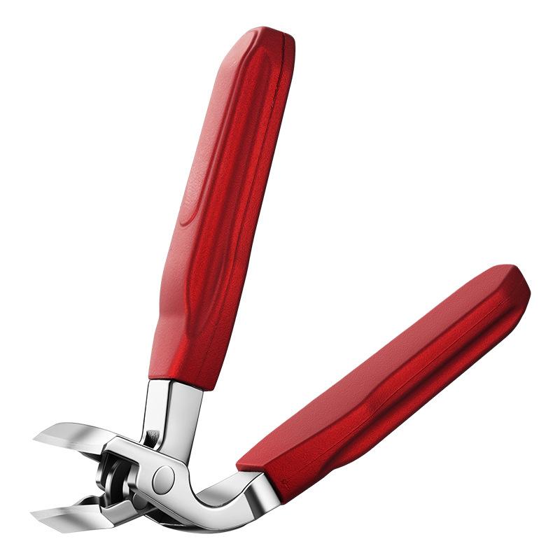 

Stainless Steel Curved Nail Clippers Sharpest Nail Cutter for Adult Men Women with Swing Out Nail Cleaner
