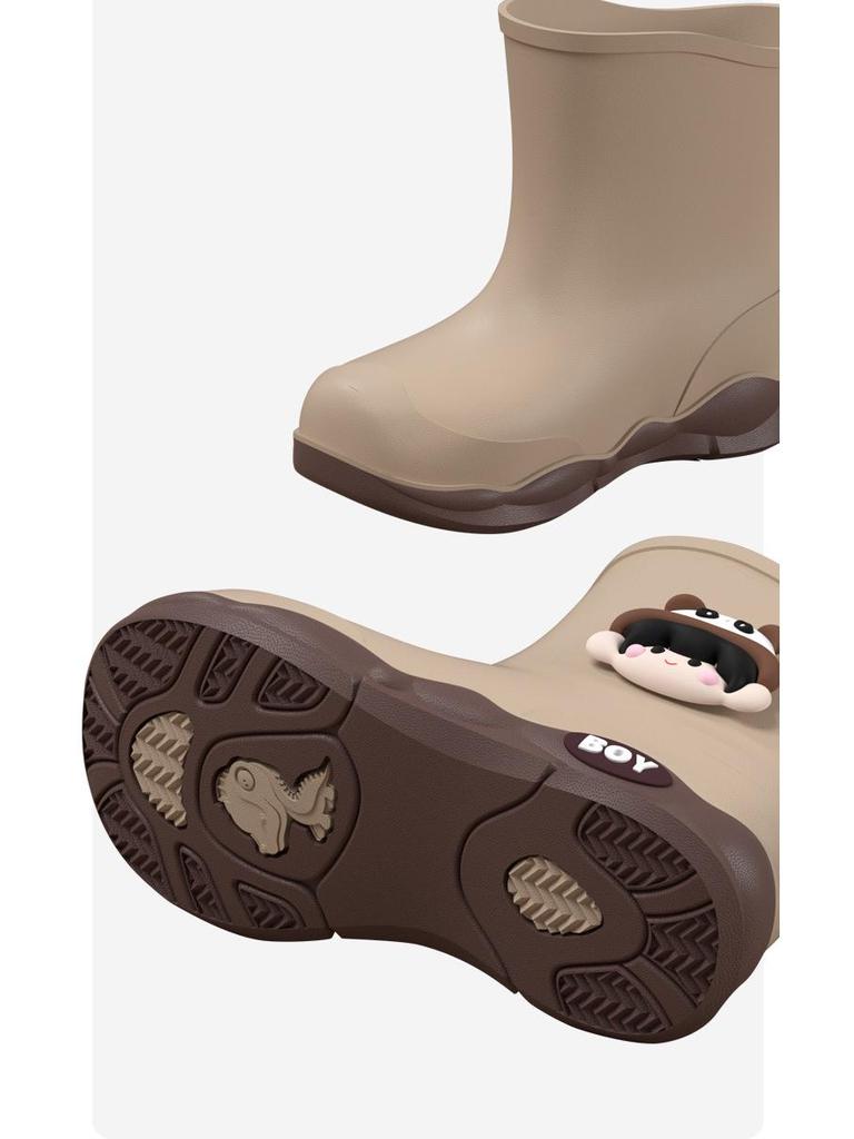 Kids' Waterproof Non-Slip Rain Boots for Boys and Girls – Toddler & Student Sizes