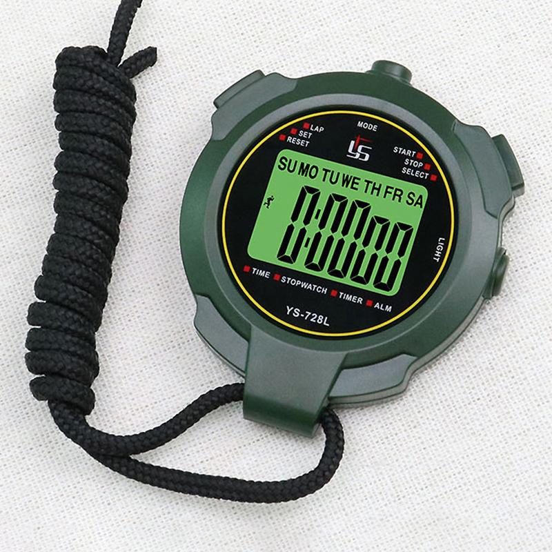 Stop Watch Timer Tools 30H Chronometer Handheld Pocket Stopwatch 0.01S Accuracy Professional Digital Sport Stopwatch Lcd Timer