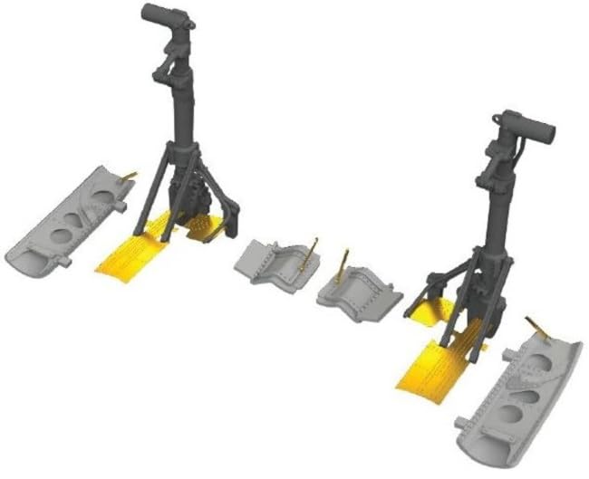 

Eduard Brassin Main Landing Gear Plastic Model Parts EDU6481142 1/48 P-40N (for Eduard) (Airplane)