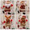 Christmas Ornament Santa Claus Tree Hanging Snowman Elk Bear Xmas Doll Decor