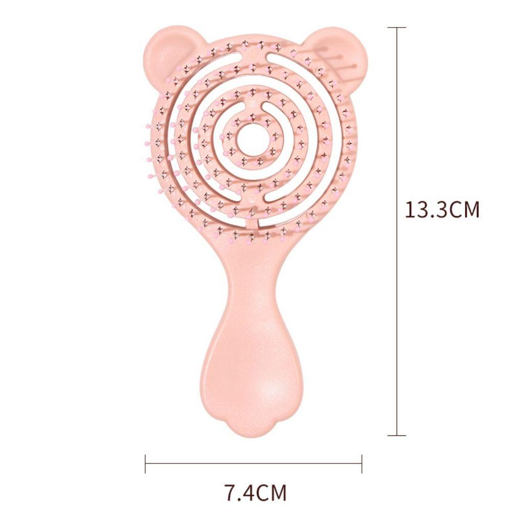 Wet and Dry Massage Comb Soft Pins Styling Comb Portable Children's Hair Combs