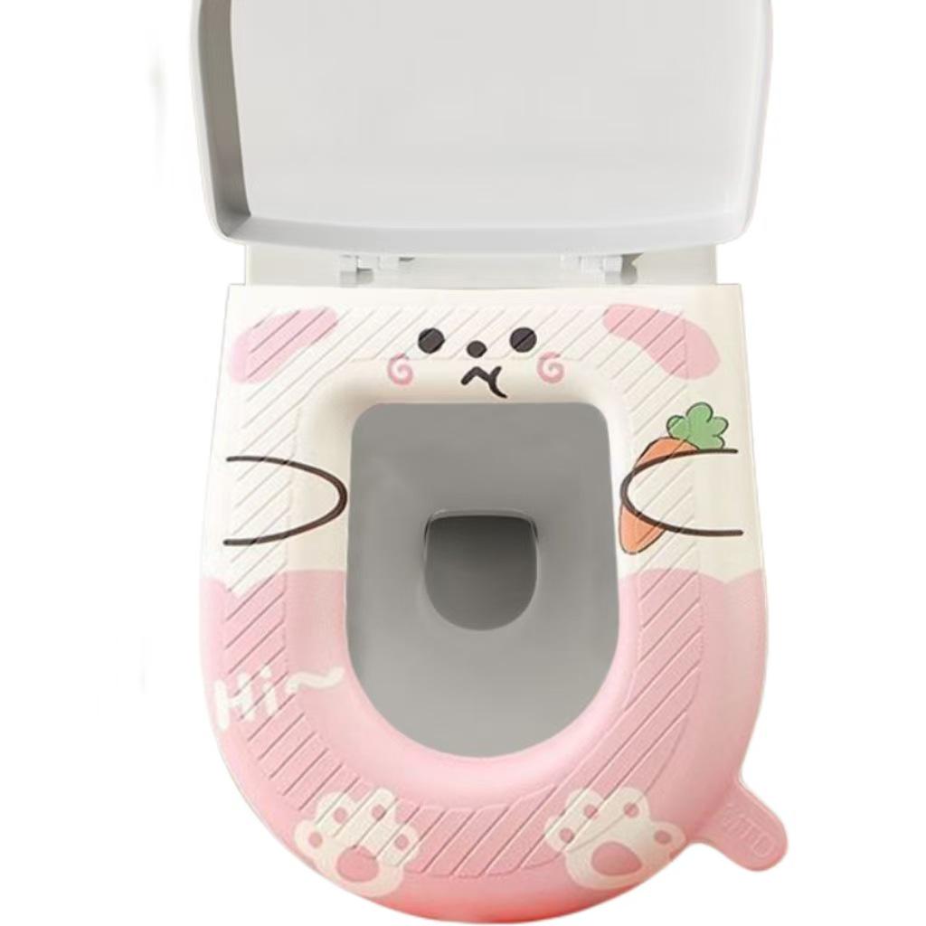 Waterproof Travel Toilet Mat - Four Seasons, Thick, Universal, Winter Warm Cover Stickers