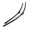 26"+22" Square Buckle Frameless Wiper Blades 2PCS for 5 Series E39 1995-2003, 7 Series E38, X5 E53, W210, A6 C5, S70