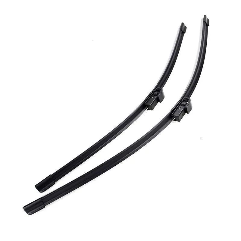 26"+22" Square Buckle Frameless Wiper Blades 2PCS for 5 Series E39 1995-2003, 7 Series E38, X5 E53, W210, A6 C5, S70