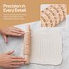 4pcs Textured Rolling Pin Assorted Pattern Dough Rolling Pin Clay Texture Roller  Baking
