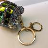 Monchchi Diamond Keychain Cute Monkey Keyring Kawaii Monchichi Hanging Ornament Car Key Chain Children Birthday Gifts s Carry Mini Lightweight
