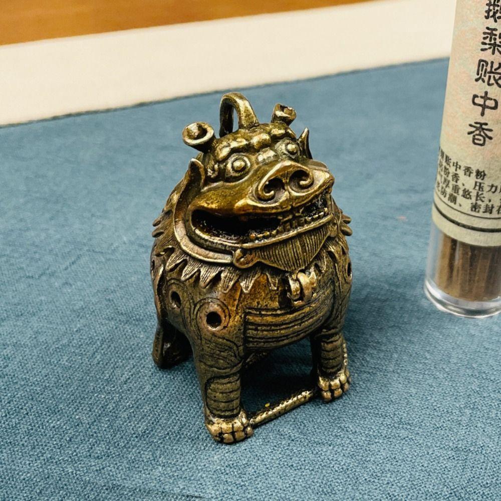 Miniaturowe Figurki Mitycznych Bestii z Pokrywą Kadzielnica w Kształcie Zwierzęcia Salon