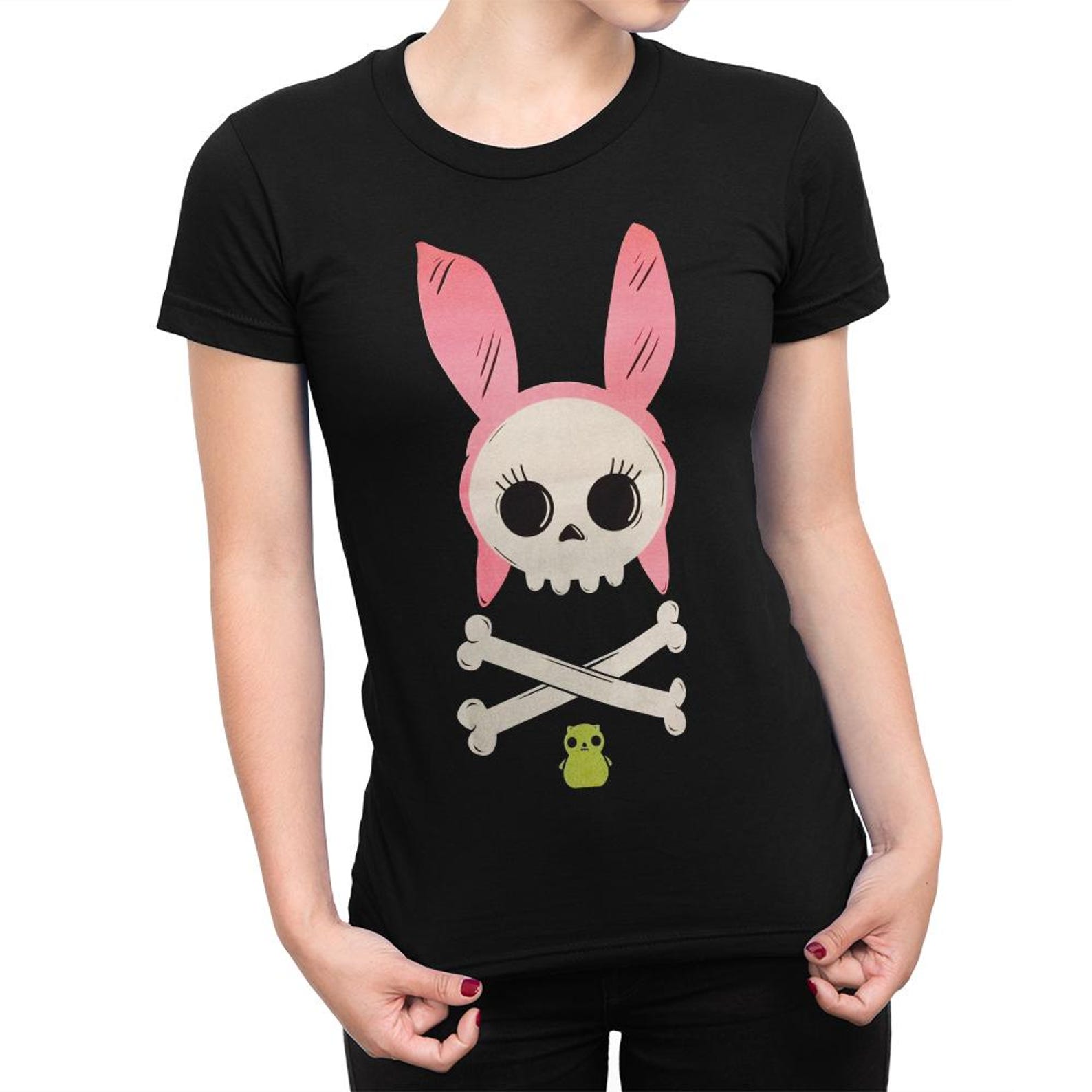 Louise Belcher Skull Bob s Burgers T-Shirt, Men s and Women s Sizes 3XL