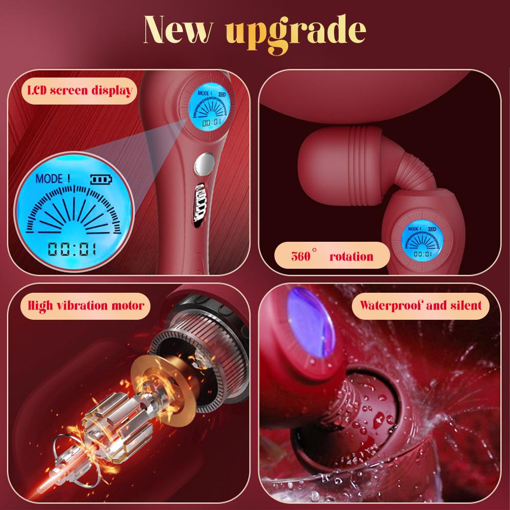 Powerful Av Vibrator Magic Wand For Women Clitoris Stimulator Vagina Massager 9 Modes Sexy Gadgets Sex Toys Adult Supplies