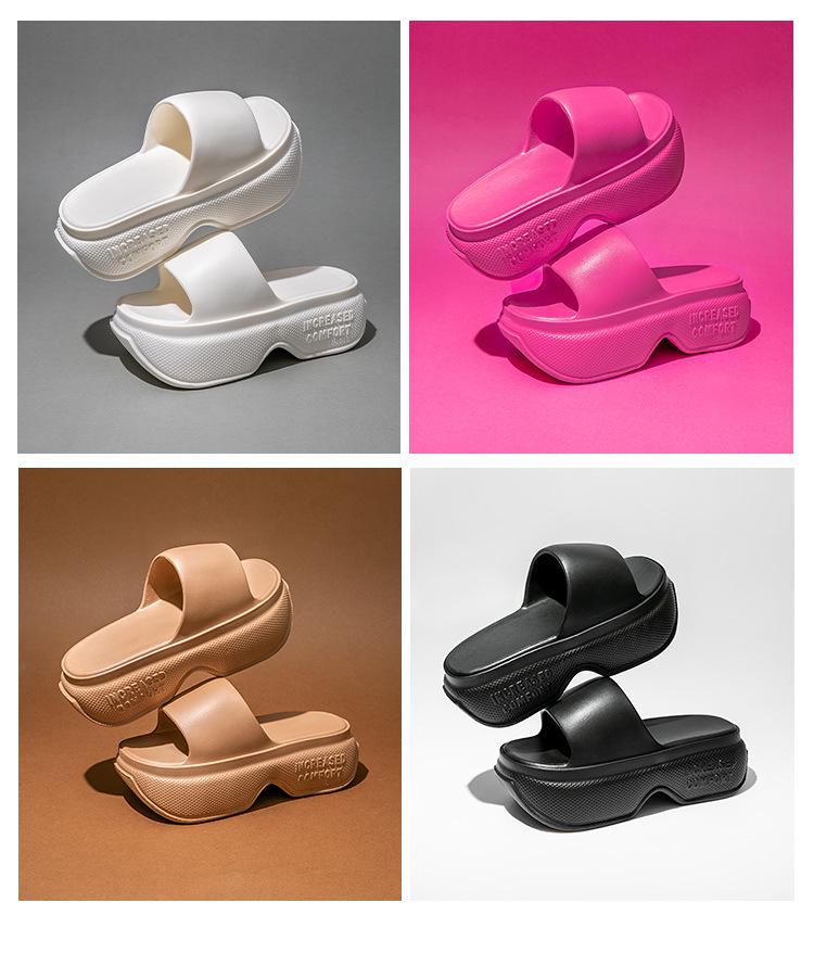 Women's Summer Thick-Soled Height-Increasing Non-Slip Outdoor Sandals for Bathing
