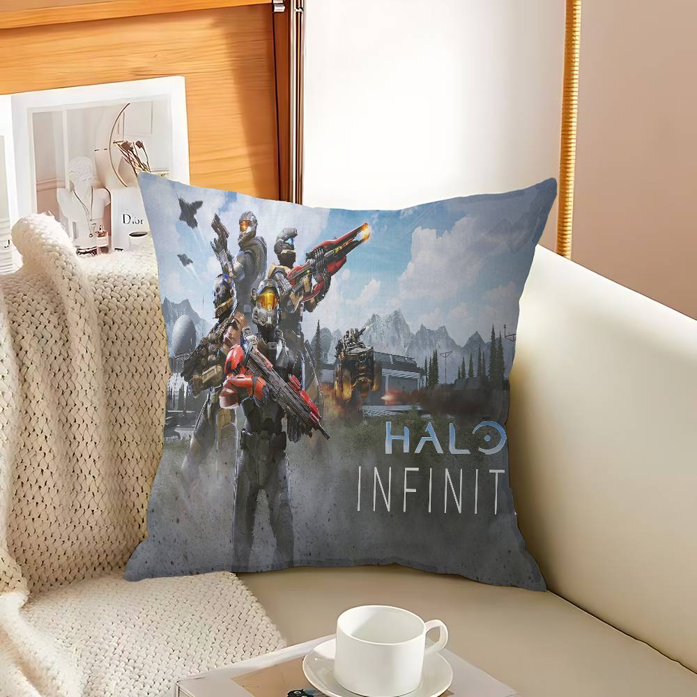 Game H-Halos Pillow Gift Home Office Decoration Pillow Bedroom Sofa Car Cushion CoverPillow Case
