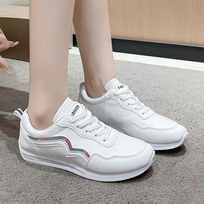 Shoes Female 2024 Plus Size Lace Up Women's Vulcanize Shoes Outdoor Women Sneakers Round Toe Flat with Ladies Casual Shoes