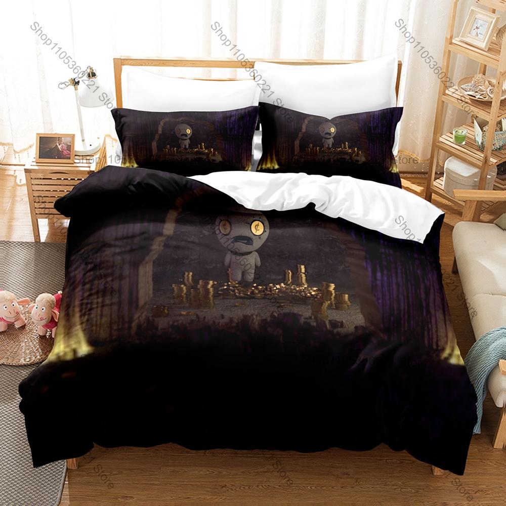 Personality The Binding of Isaac Theme Bedding Set New Duvet Cover Set Home Bedroom Decoration for Gamer Boys Adults