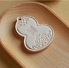 Ping An Gourd Cowhide Car Pendant - Creative and Exquisite Gift Decoration