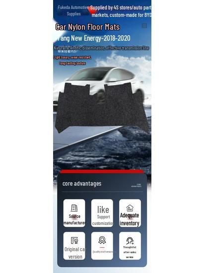 BYD Tang New Energy Floor Mats (2018-2019) - Dirt Resistant, Custom Fit