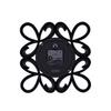10 Inch European Vintage Wall Clock Hollowed-Out Design Non-Ticking Decorative Timepiece for Bedroom Living Room Hallway
