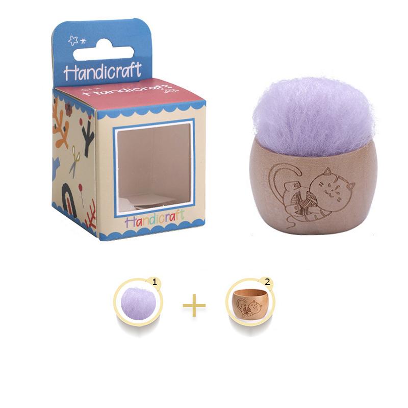 

1 шт. миска для игл, игольчатый артефакт, украшение, коробка, подарок для хранения, для любителей рукоделия, миска для хранения ежедневно светло-фиолетовый