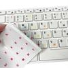 2/5Pcs Multicolour Russian Transparent Keyboard Stickers Language Alphabet Black White Label For Computer Pc Dust Protection