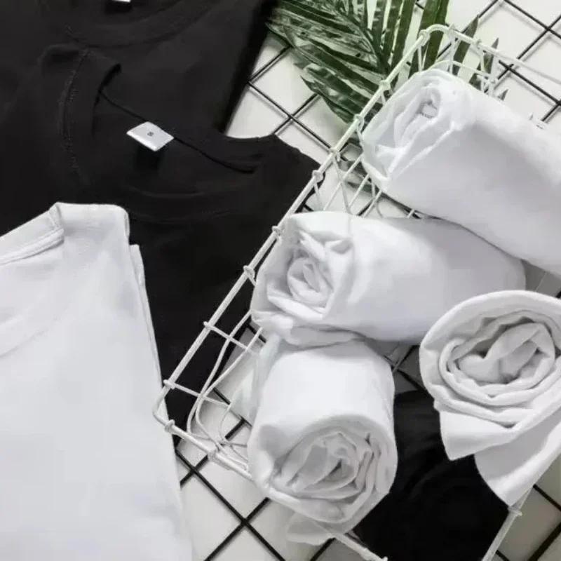 2025 New Plus Size Fashionable Men's Sportswear Short Sleeved Printed Cotton T-shirt Training Sportswear Bodybuilding T-shirt