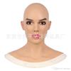 New Halloween Grandpa Wig and Mask Set Bald old man's terrifying mask