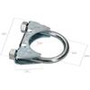 Colliers de serrage pour tuyau d'échappement - KOTARBAU - Lot de 2 - 40 mm - Acier galvanisé - Argent