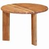 Nesting Coffee Tables Set 2 Pcs Brown Solid Acacia Wood
