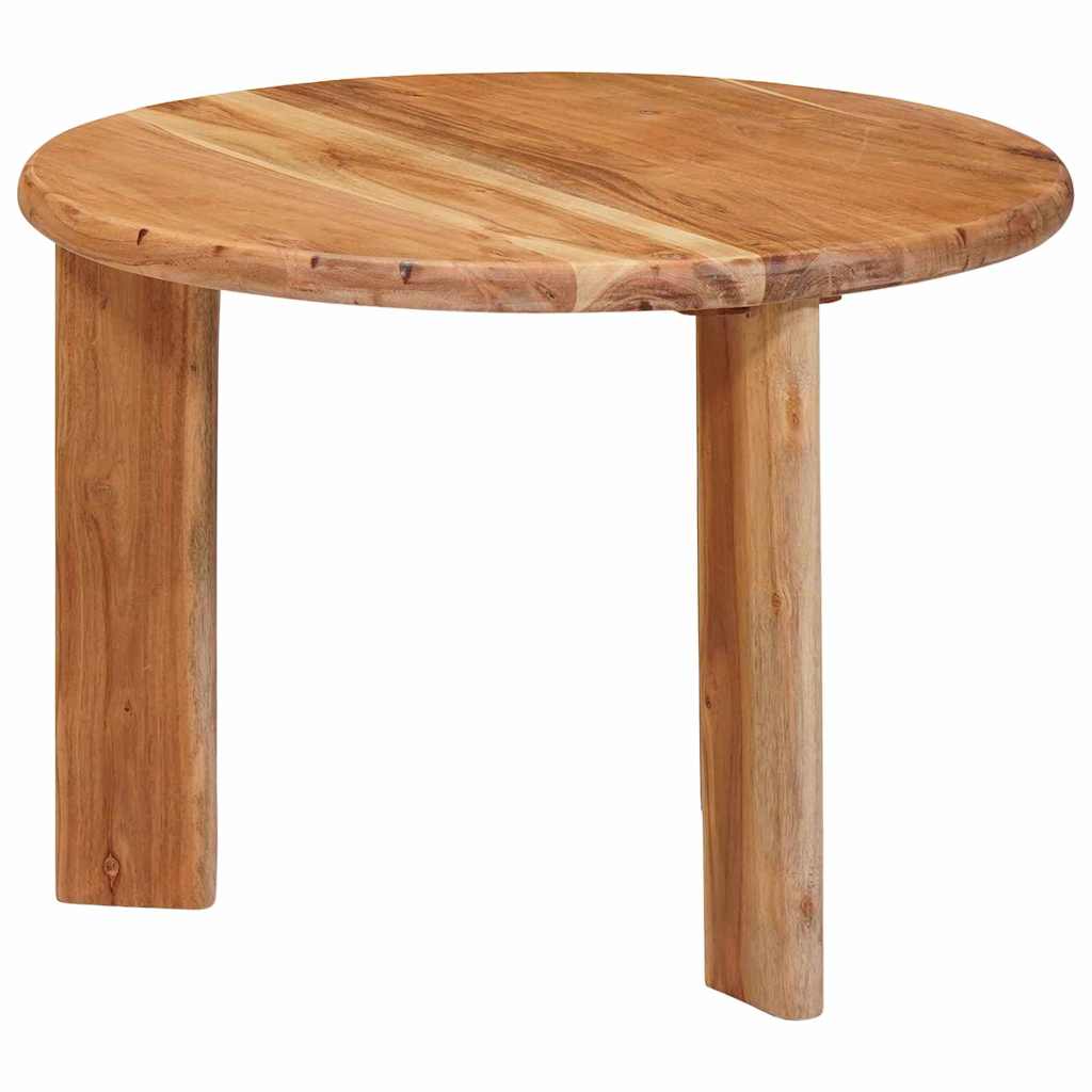 Nesting Coffee Tables Set 2 Pcs Brown Solid Acacia Wood