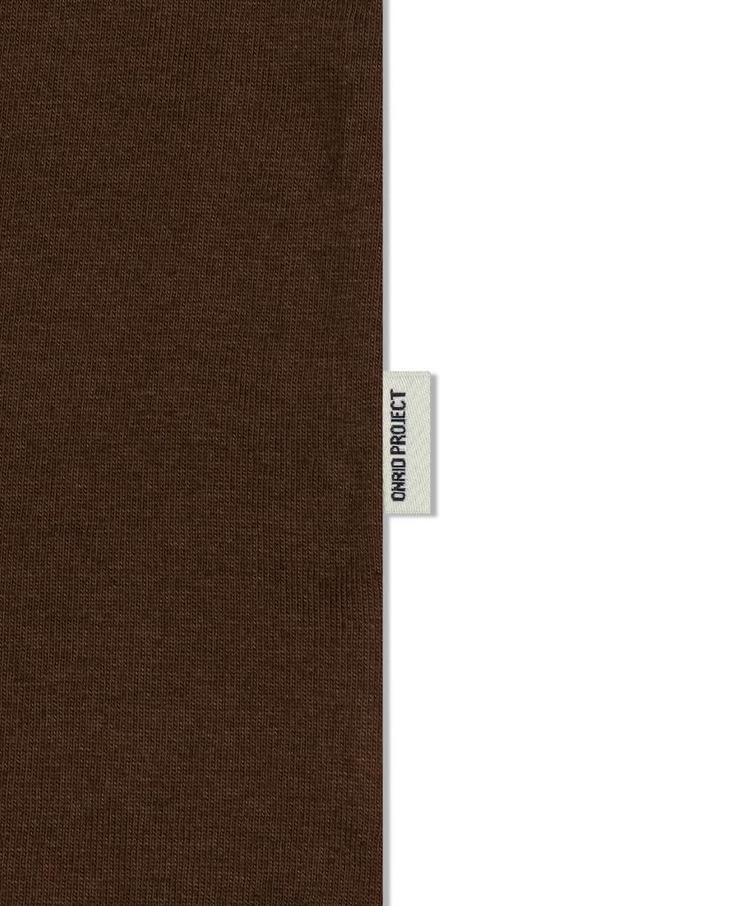 ONRIDPROJECT Small Embroidered Logo T-Shirt - Brown
