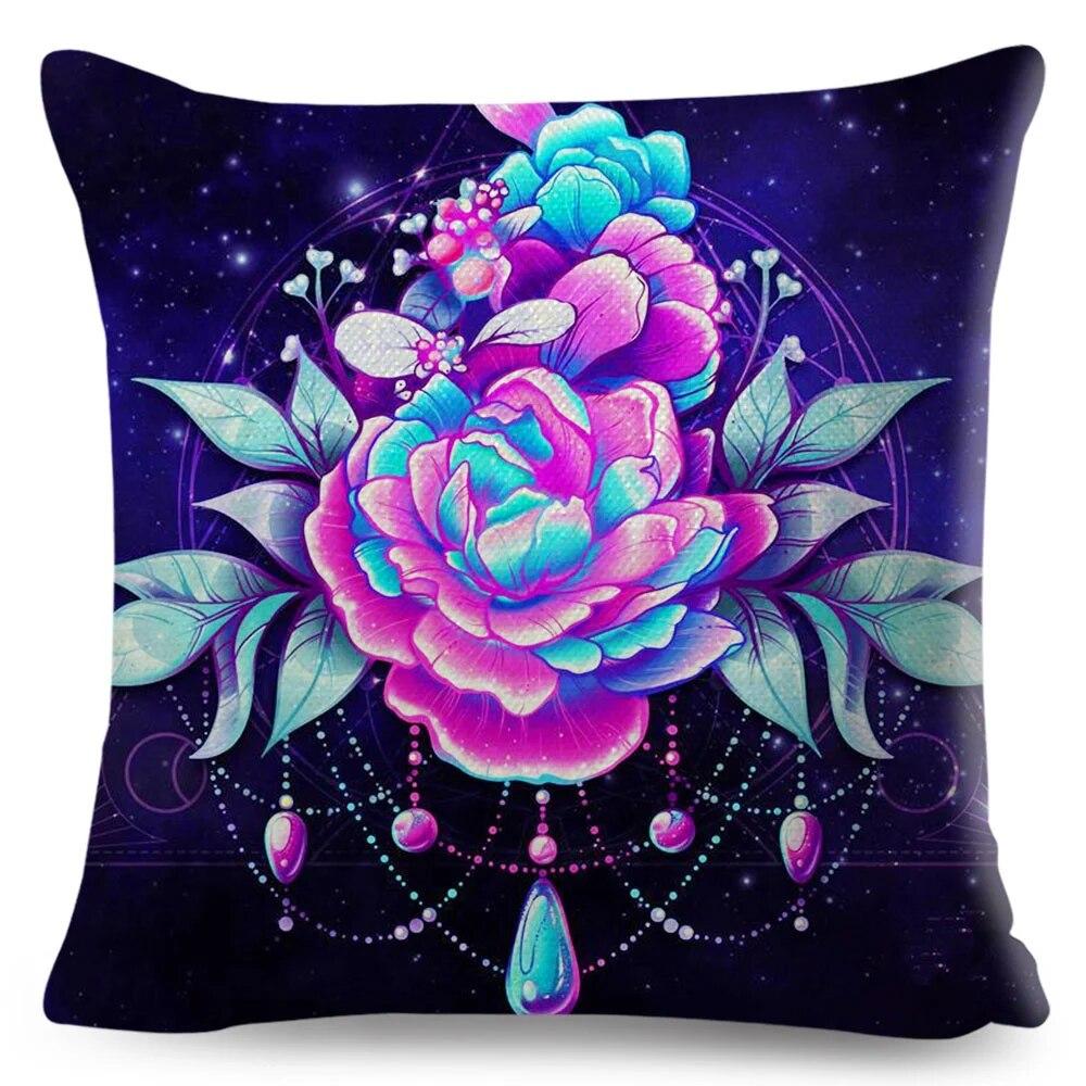 Fantasy Dream Catcher Series Decorative Pillowcase Bohemian watercolor cushion cover Sofa office seat   Home decor
